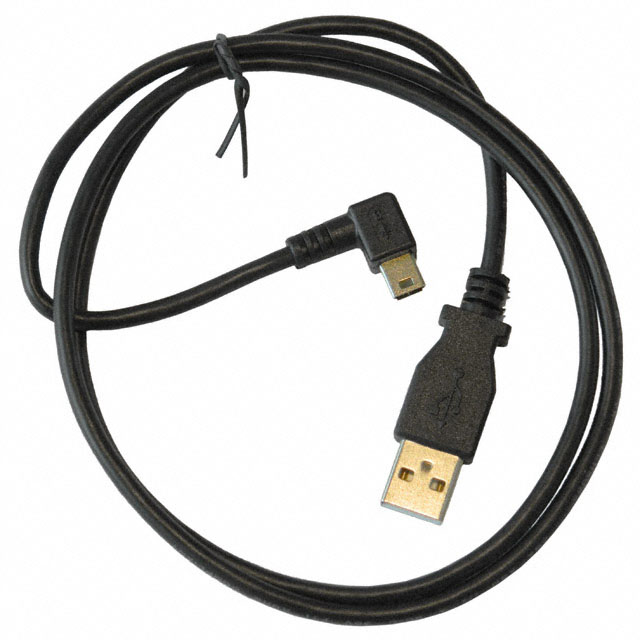 디바이스마트,스위치/부저/전기부품 > 스위치 > 조합용 스위치 > 악세사리,,4500-013,USB CABLE W/ 90 DEG MINI B CONN / Digi-Key Part Number : MGR1647-ND